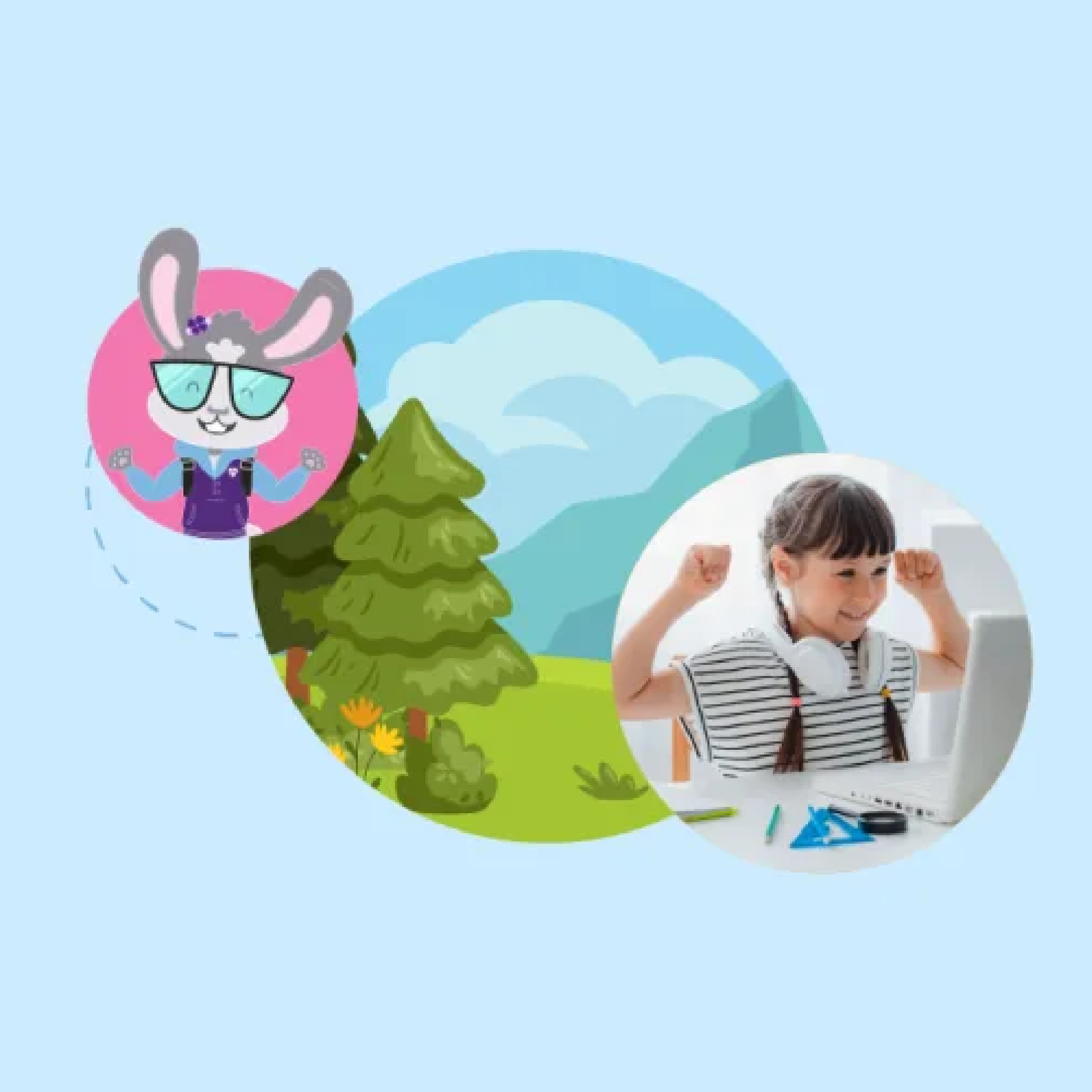 The letters Aa in a typographic diagram